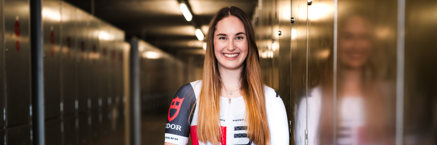 Aline Seitz Bahnradsportlerin Portrait